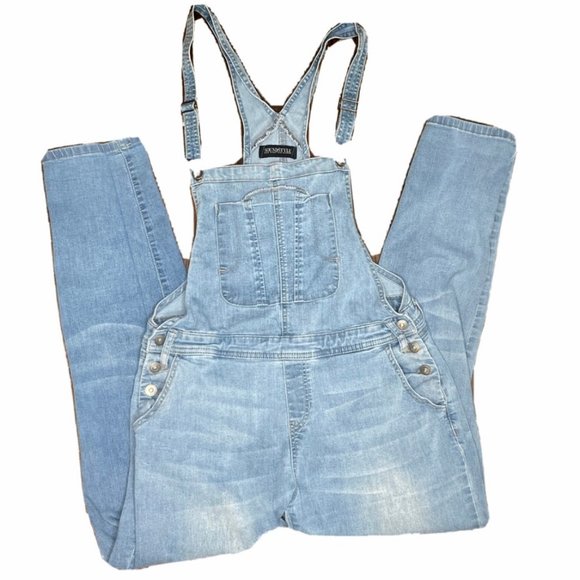 Sound/Style Denim - Sound/Style Women's Stretch Jean Overalls - Light Blue Wash - Size 10